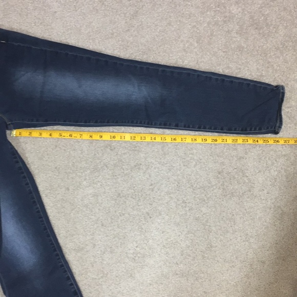 J.Crew skinny stretch dark wash fade jeans - Picture 5 of 6